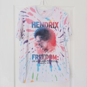 Jimi Hendrix T-Shirt Men Large Tie Dye Authentic Vintage 70's